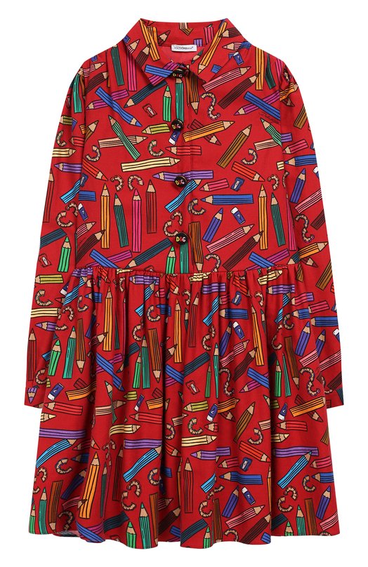 Хлопковое платье Dolce&Gabbana 10319837