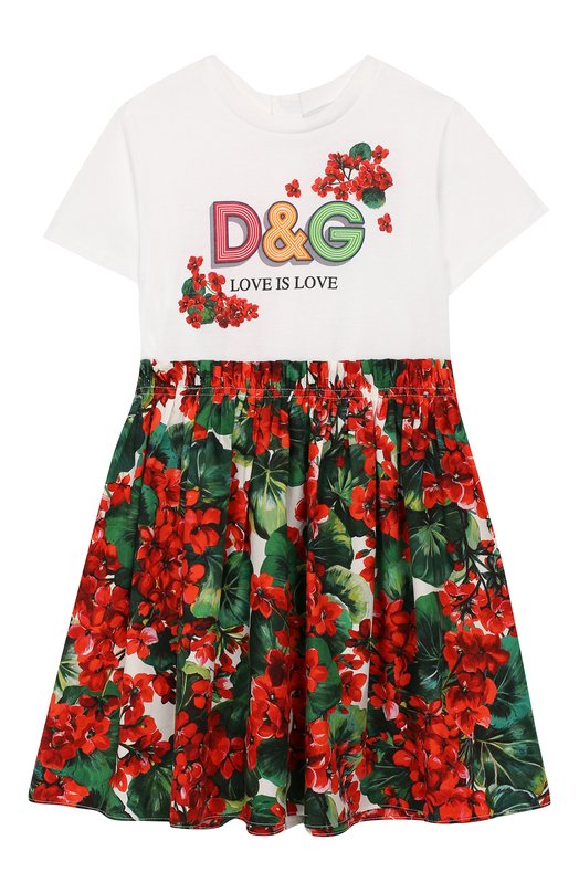 Хлопковое платье Dolce&Gabbana 10325930