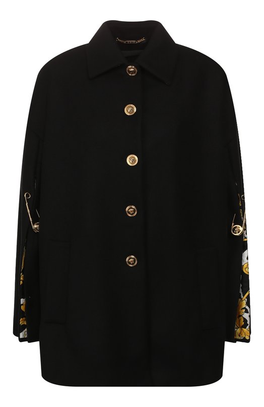 Шерстяное пальто Versace 10352279