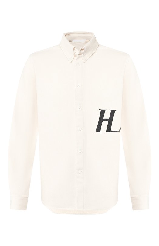 Хлопковая рубашка Helmut Lang 10434089