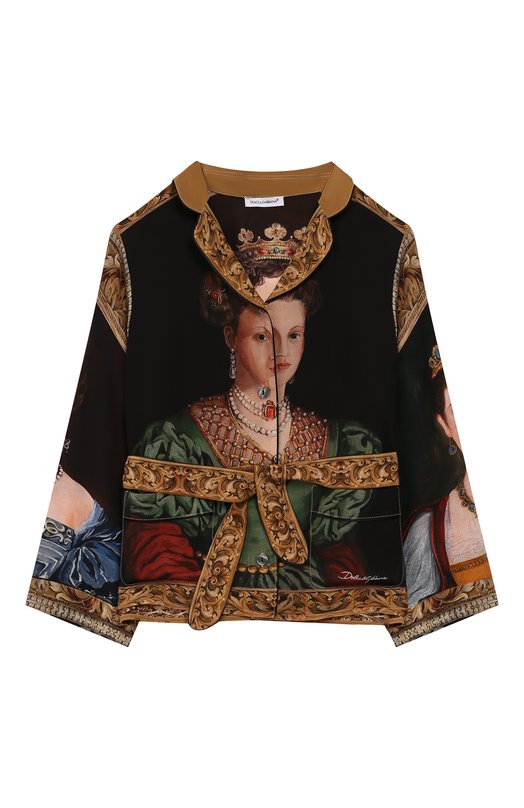 Шелковая блузка Dolce&Gabbana 10563862
