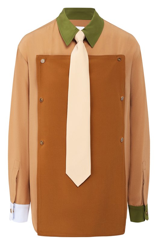 Шелковая блузка Burberry 10596793