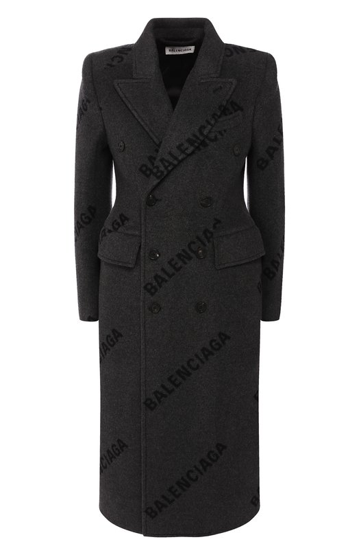 Двубортное пальто из кашемира Balenciaga 10610856