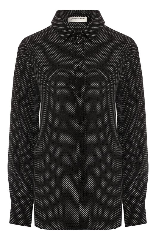 Шелковая рубашка Yves Saint Laurent 10649549