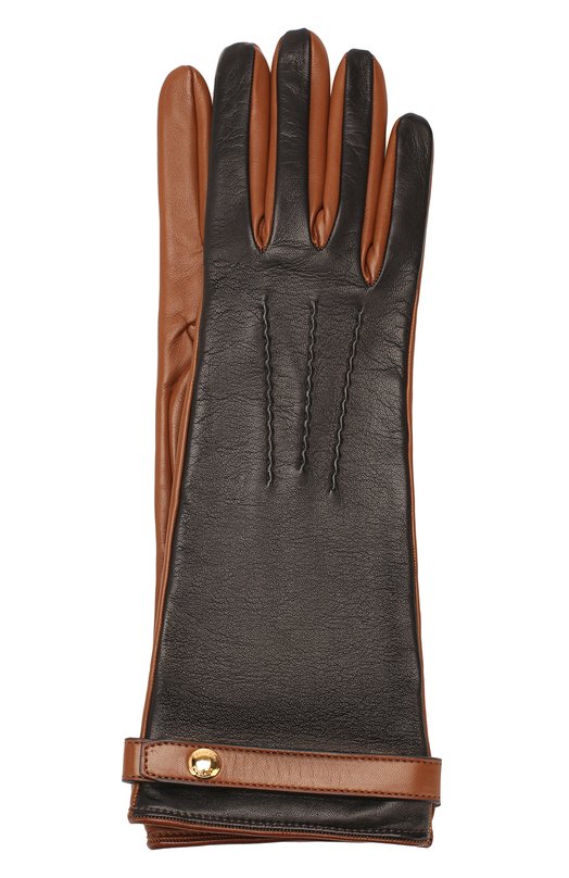 Кожаные перчатки Burberry 10690345