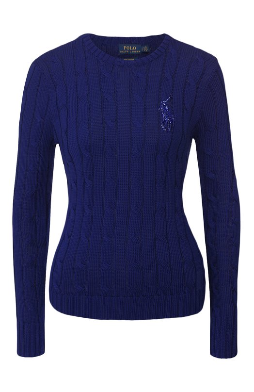Хлопковый пуловер Polo Ralph Lauren 10665881