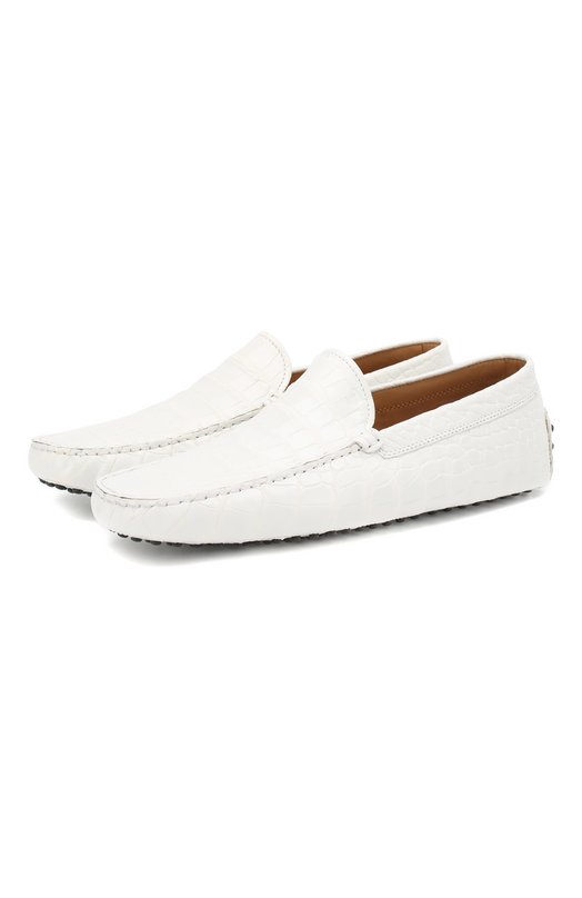 Мокасины из кожи крокодила Tod’s