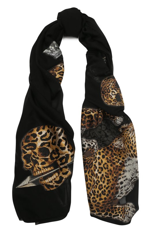 Шелковый шарф Alexander McQueen 10780290