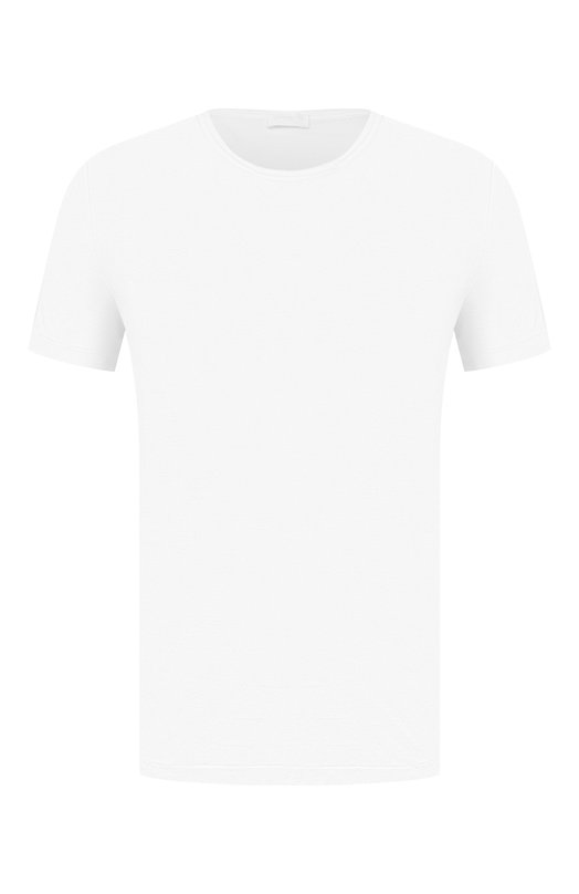 Хлопковая футболка с круглым вырезом ZIMMERLI 