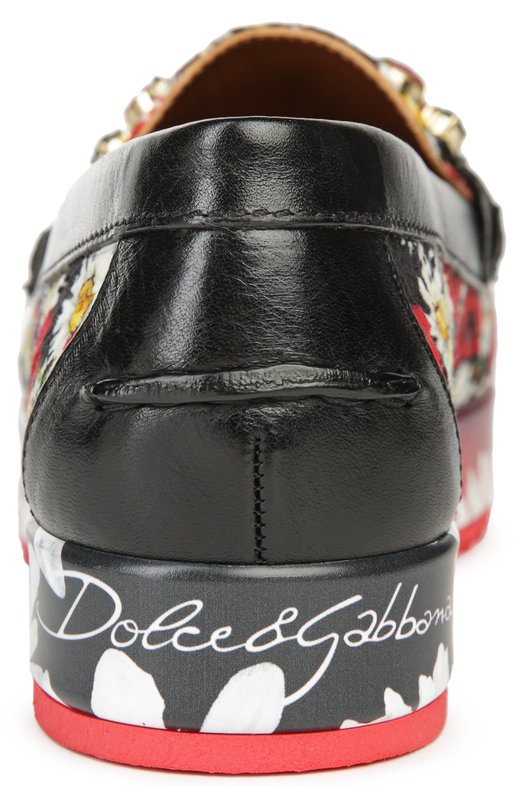 Лоферы Palermo с принтом Dolce&Gabbana 