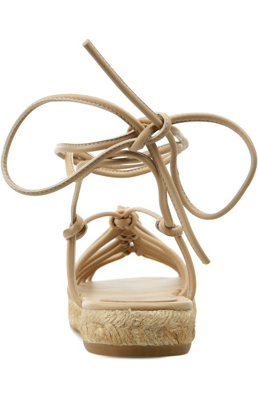 Плетеные сандалии с ремешками на щиколотке Chloe 