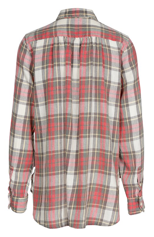 Блуза прямого кроя в клетку в накладными карманами Denim & Supply By Ralph Lauren 