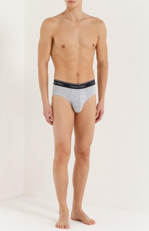 Хлопковые брифы с широкой резинкой Calvin Klein Underwear 
