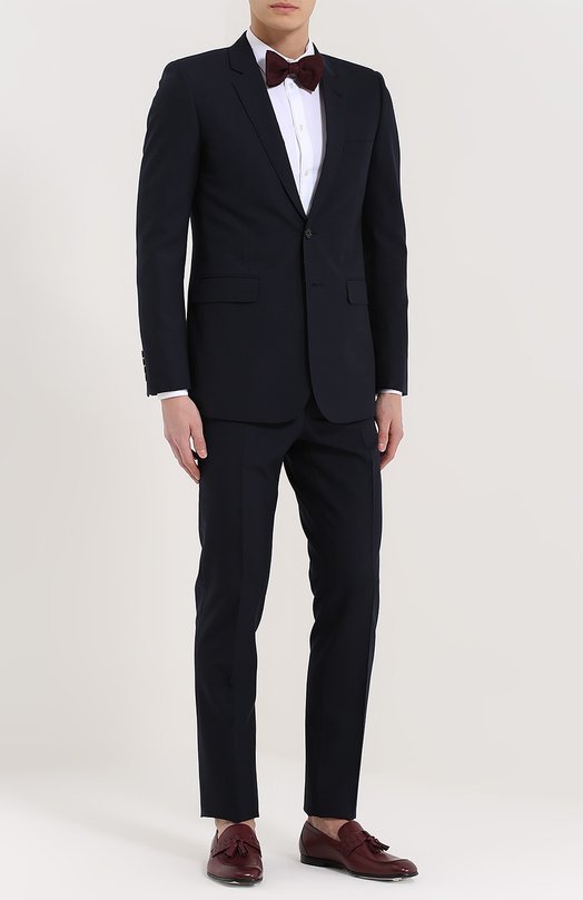 Шерстяной приталенный костюм Yves Saint Laurent 