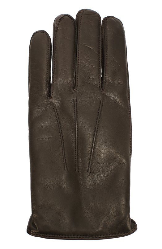 Кожаные перчатки с кашемировой подкладкой Dolce&Gabbana 