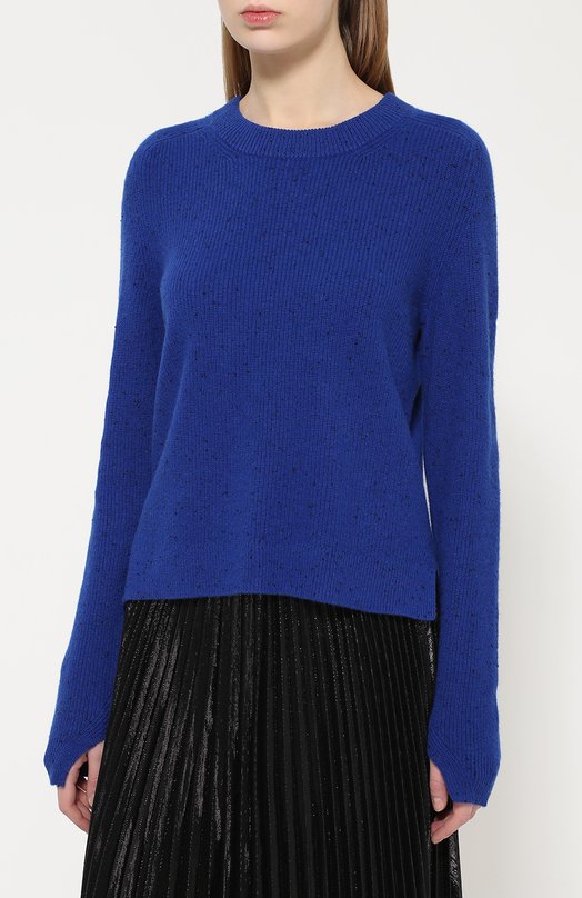 Кашемировый пуловер с круглым вырезом и удлиненным рукавом Rag&Bone 