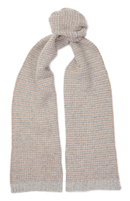 Кашемировый шарф фактурной вязки Johnstons Of Elgin