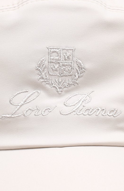 Текстильная бейсболка с логотипом бренда Loro Piana 