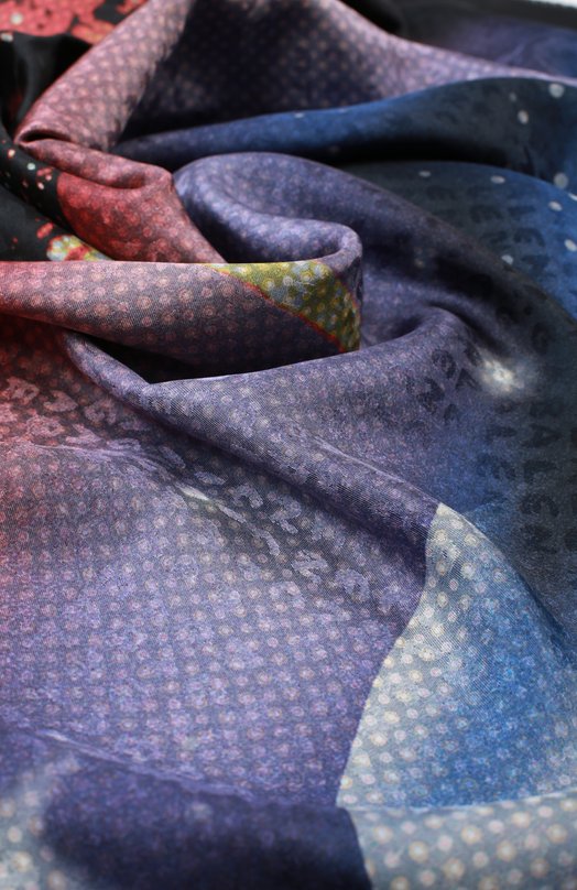 Шелковый платок с принтом Balenciaga 