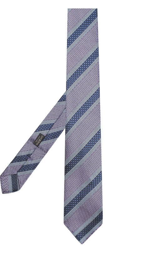 Шелковый галстук в полоску Brioni 