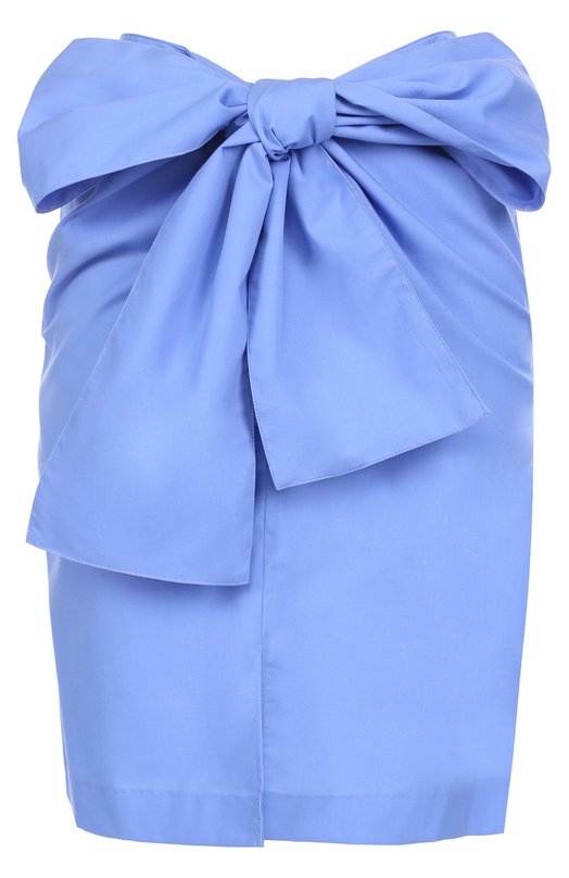 Хлопковая мини-юбка с драпировкой и бантом Paul&amp;Joe