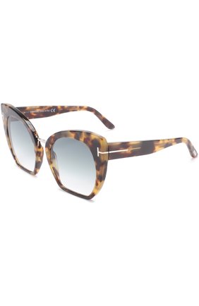 Солнцезащитные очки Tom Ford коричневые | Фото №1