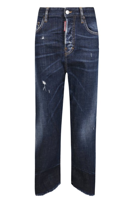 Укороченные джинсы прямого кроя Dsquared2 