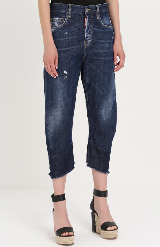 Укороченные джинсы прямого кроя Dsquared2 