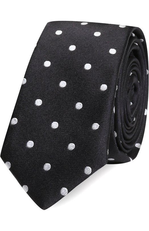 Шелковый галстук с узором Dolce&Gabbana 