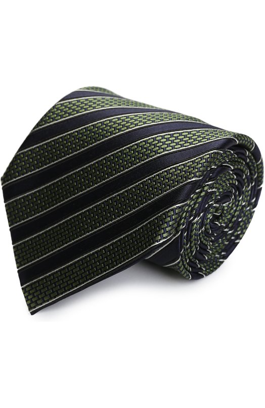 Шелковый галстук в полоску Ermenegildo Zegna 
