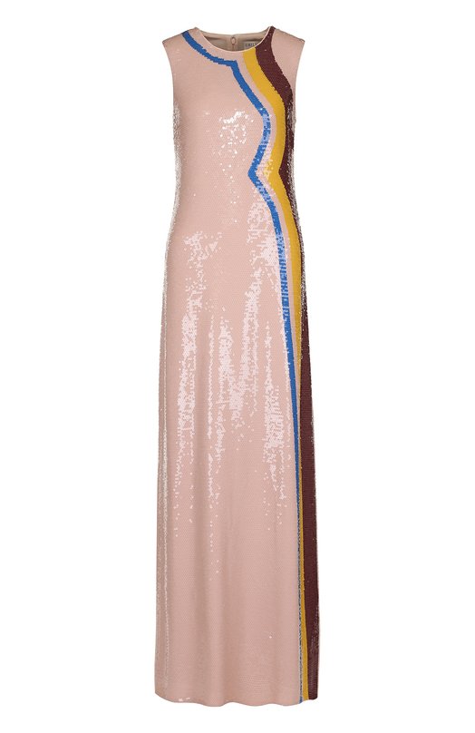 Шелковое платье-макси с пайетками EMILIO PUCCI 