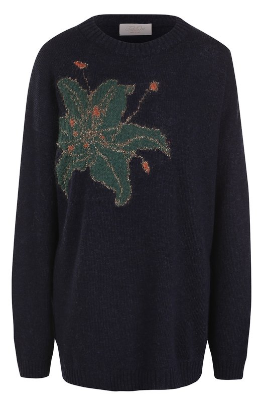 Пуловер свободного кроя с цветочным принтом Tak.ori 