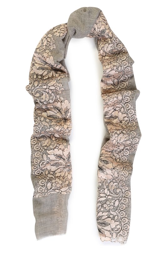 Кашемировый платок с кружевными вставками Vintage Shades 