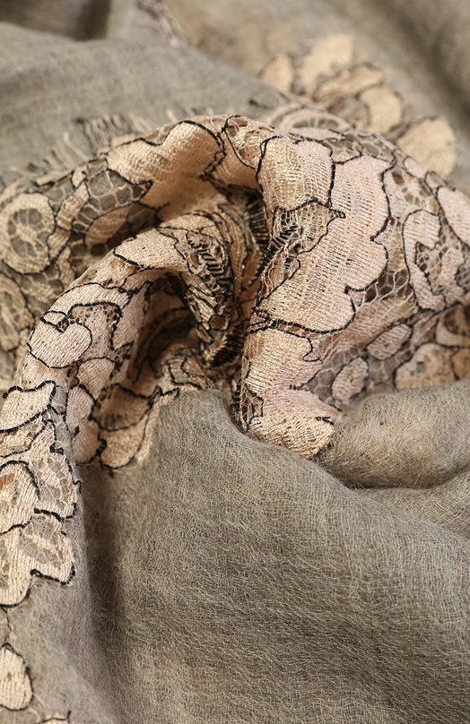 Кашемировый платок с кружевными вставками Vintage Shades 