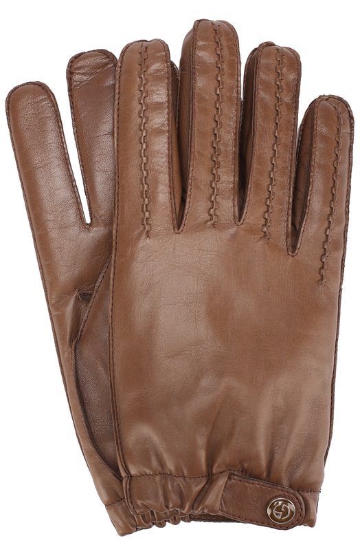 Giorgio Armani Кожаные перчатки с кашемировой подкладкой Giorgio Armani