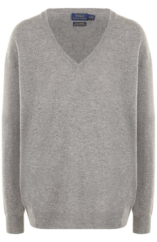 Кашемировый пуловер с V-образным вырезом Polo Ralph Lauren 