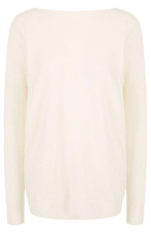 Кашемировый пуловер с V-образным вырезом на спинке Polo Ralph Lauren 