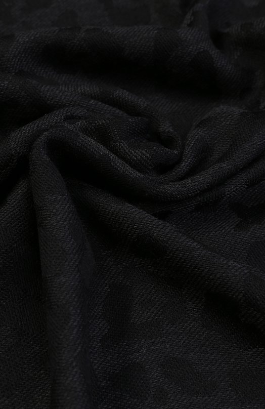 Шерстяной шарф с необработанным краем Lanvin 
