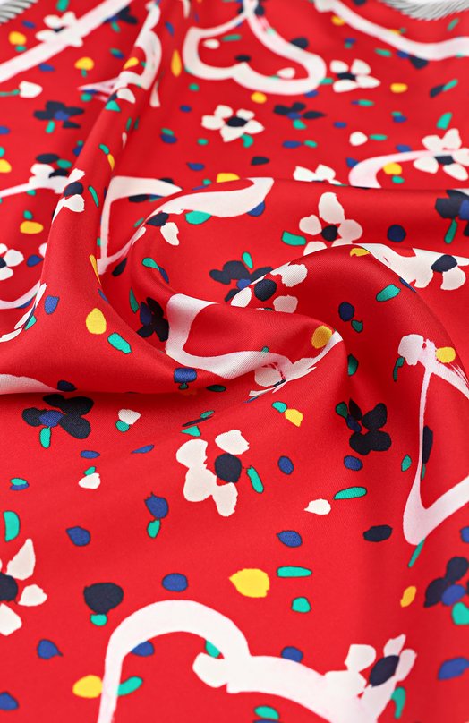 Шелковый платок с принтом Marc by Marc Jacobs 