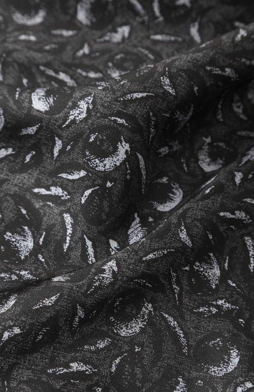 Kiton Шелковый платок с принтом Kiton