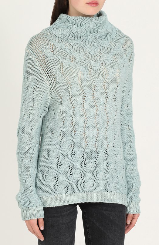 Кашемировый свитер фактурной вязки CRUCIANI 
