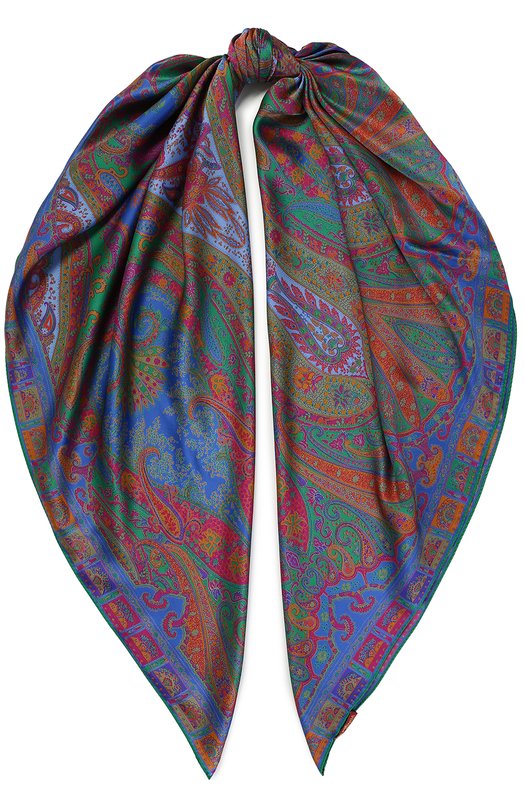 Шелковый платок с принтом Michele Binda 