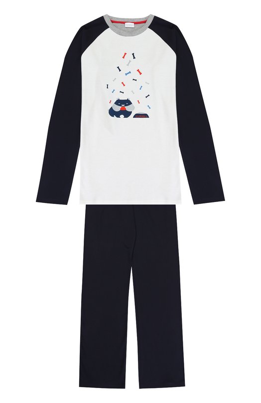Хлопковая пижама с принтом La Perla 2304570