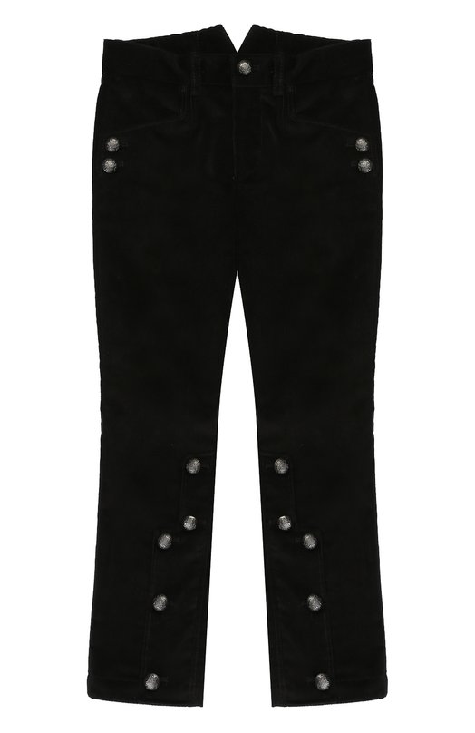 Хлопковые брюки с декоративными пуговицами Dolce&Gabbana 2316050