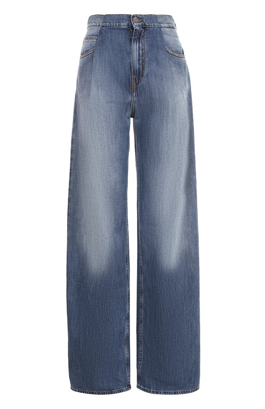 Широкие джинсы с потертостями MAISON MARGIELA 