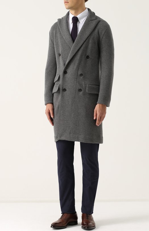 Двубортное шерстяное пальто Ralph Lauren 