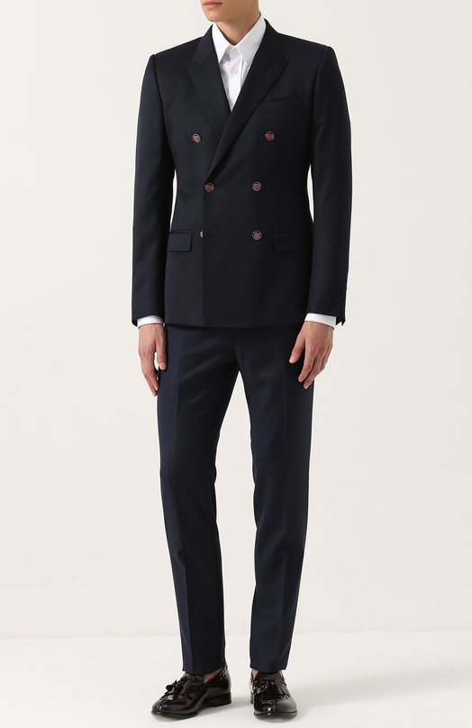 Двубортный шерстяной пиджак Dolce&Gabbana 