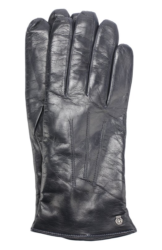 Кожаные перчатки с подкладкой из смеси шерсти и кашемира Roeckl 