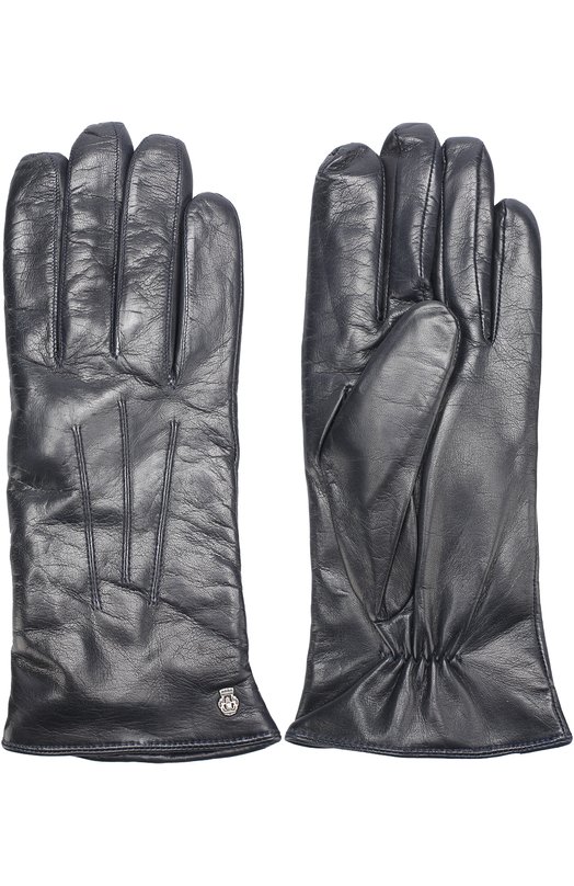 Кожаные перчатки с подкладкой из смеси шерсти и кашемира Roeckl 