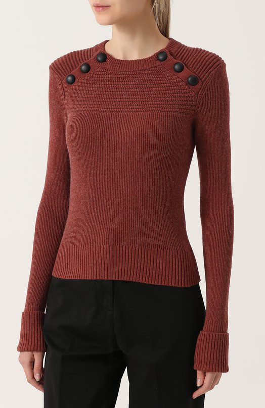 Приталенный пуловер с круглым вырезом ISABEL MARANT ÉTOILE 